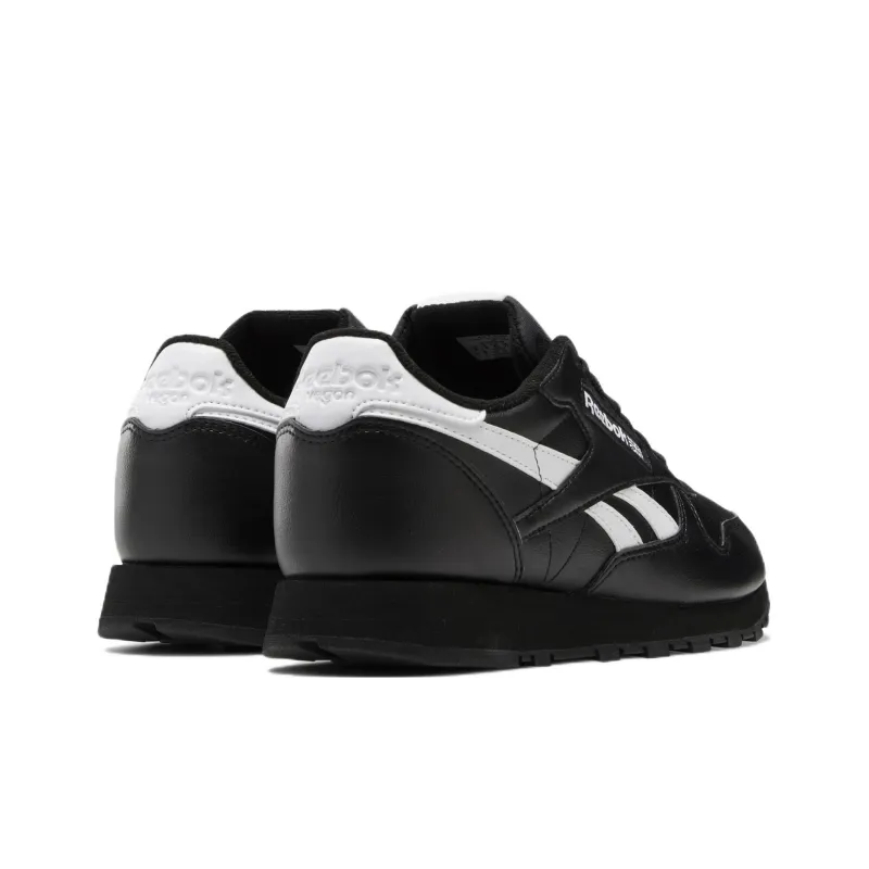 Reebok Classic Leather Vegan Black White-4