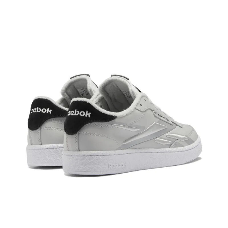 Reebok Club C 85 Casual Skateboarding Shoes Unisex Gray White-3