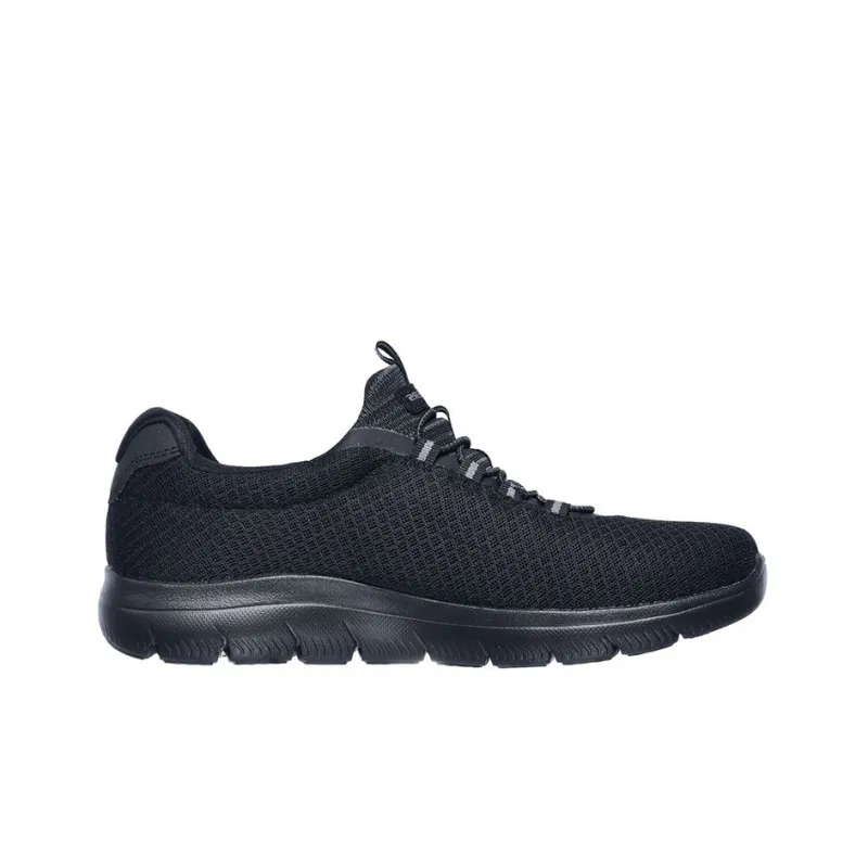 Skechers Summits Collection Casual Shoes Men Low Top Pure Black-1