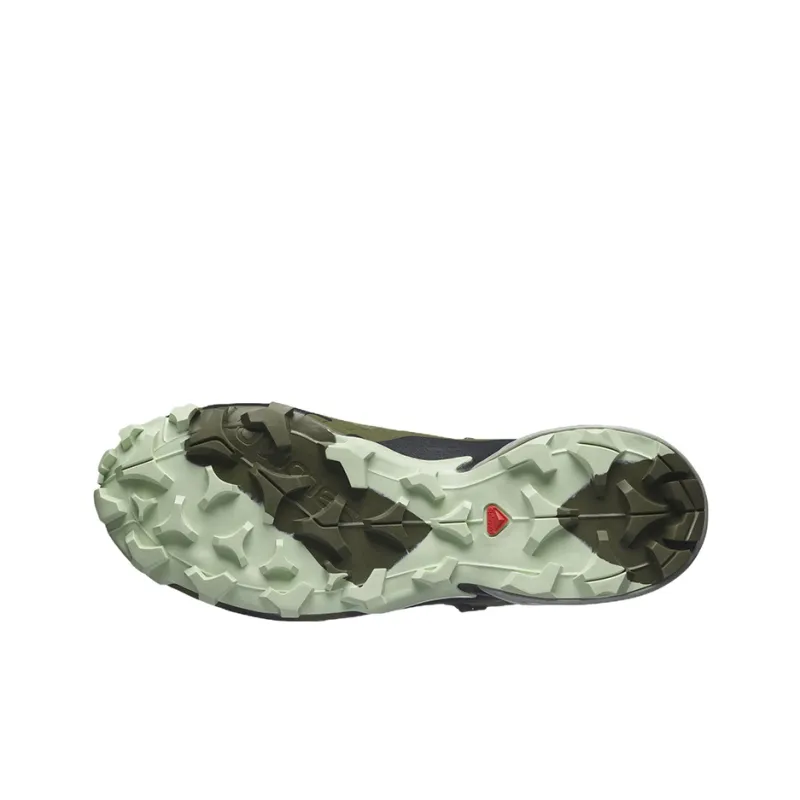 SALOMON Cross Outdoor Shoes Women's High-Top Green/Black-4