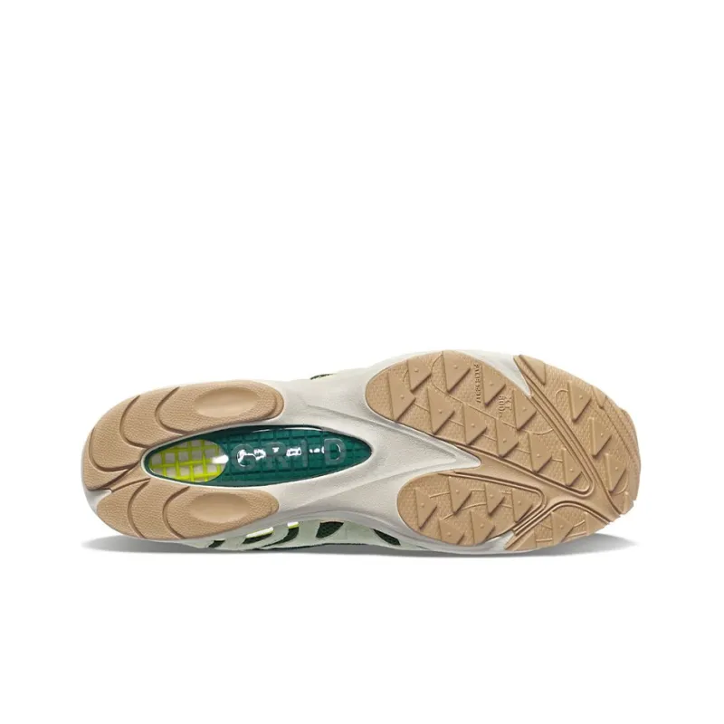 saucony Grid Azura 2000 Forest Green Sage Beige-4
