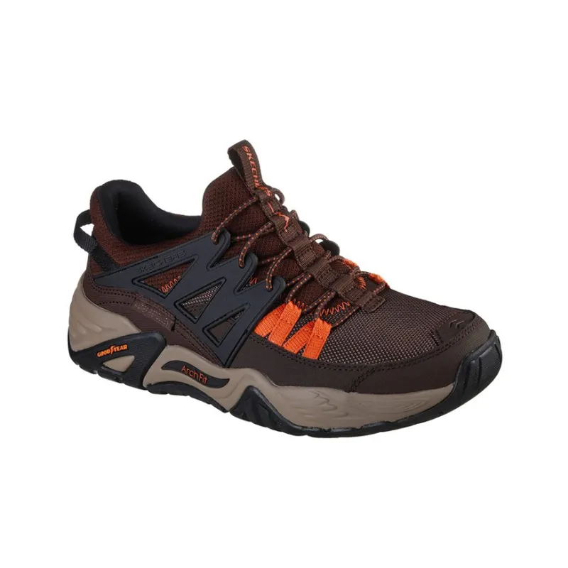 Skechers ARCH FIT RECON Cushioned Anti-Slip Wear-Resistant And Water-Resistant Low-Top Running Shoes Men's Brown-2