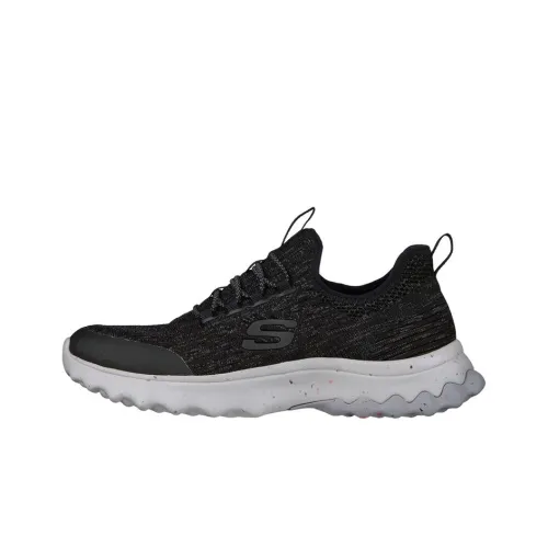 Skechers Relaxed Fit Casual Shoes Men Low-Top Black/White