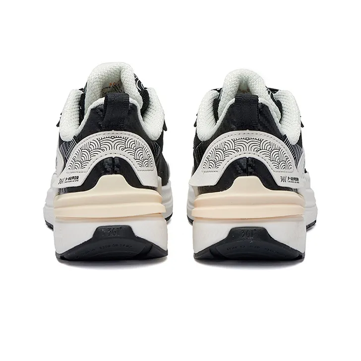 361° Casual Shoes Women's Low Top Feather White/Raven-3