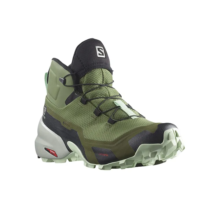 SALOMON Cross Outdoor Shoes Women's High-Top Green/Black-1
