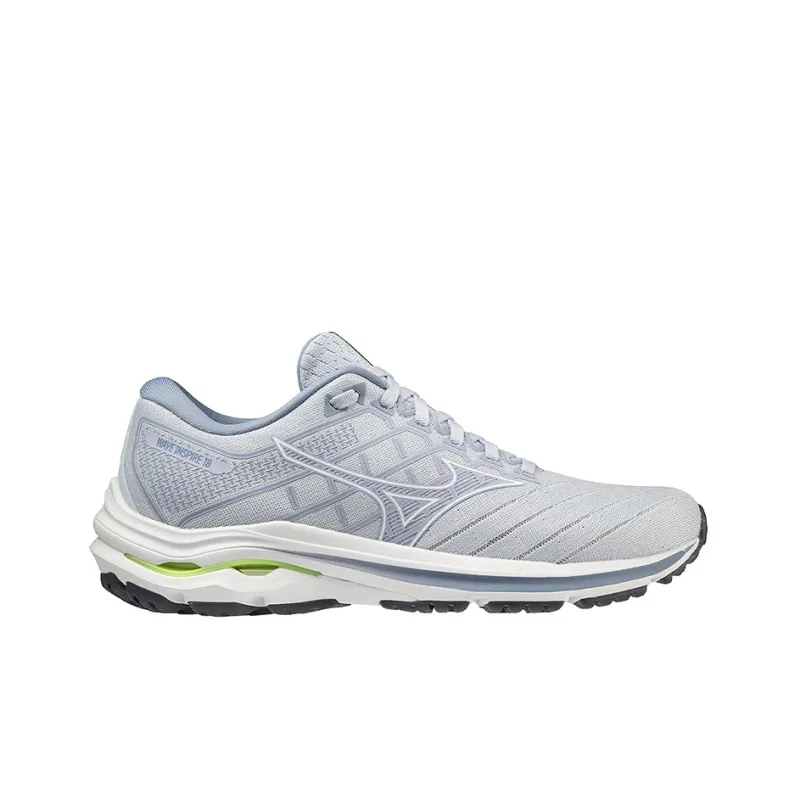 Mizuno Inspire Slip Resistant, Abrasion Resistant, Breathable, Lightweight Low Top Running Shoes Women's Gray-1