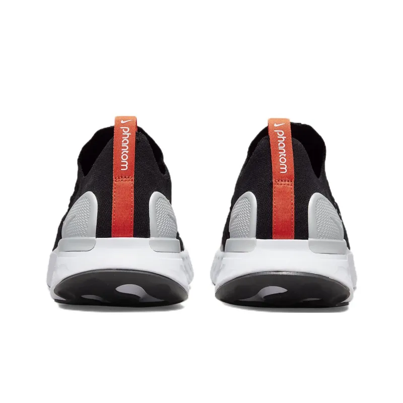 Nike React Phantom Run Flyknit 2 Black Team Orange-4