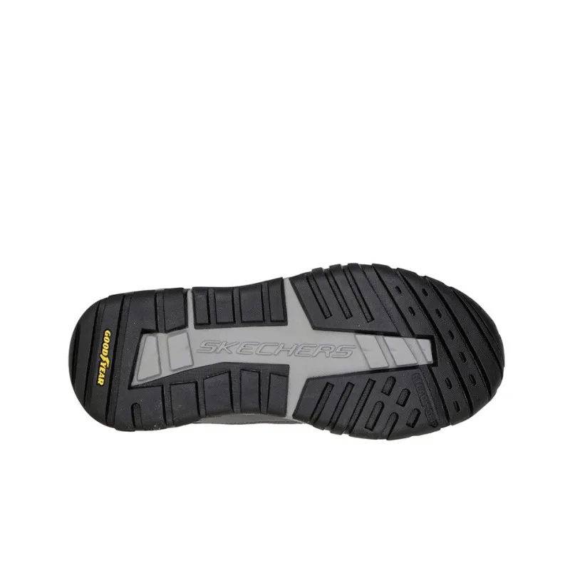 Skechers ARCH FIT RECON Hiking / Trekking Shoes Men Low-Top Charcoal Gray-4