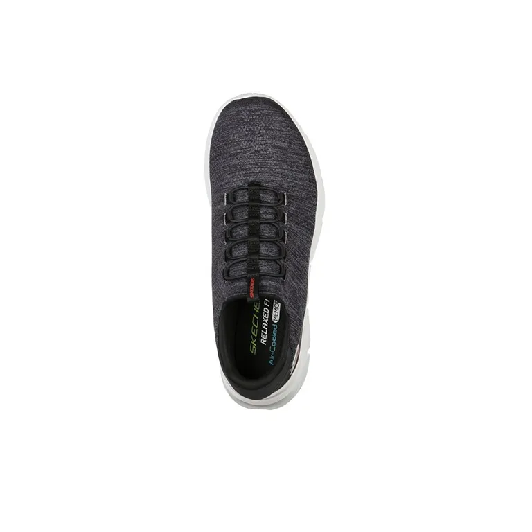 Skechers Equalizer 4.0 Casual Shoes Men Low-Top Black/Gray-3