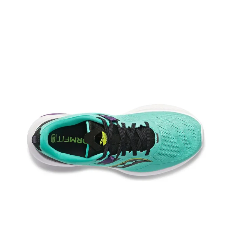 saucony Women's Guide 15 Wide 'Cool Mint Acid'-3
