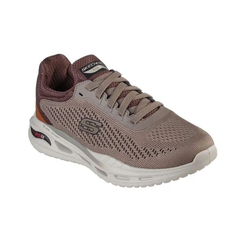 Skechers ARCH FIT OGDEN Cushioning Breathable Wear Resistant Slip Resistant Low Top Running Shoes Men's Brown-2
