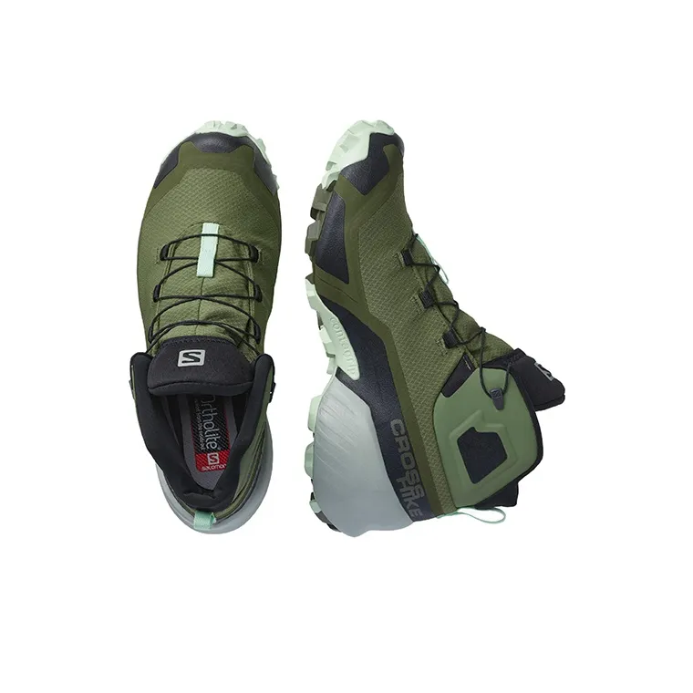 SALOMON Cross Outdoor Shoes Women's High-Top Green/Black-2