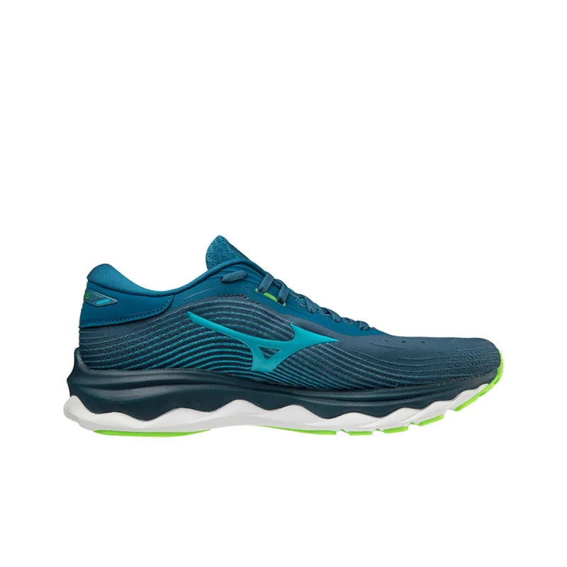 Mizuno Wave Sky 5 'Peacock Gecko Green'-1