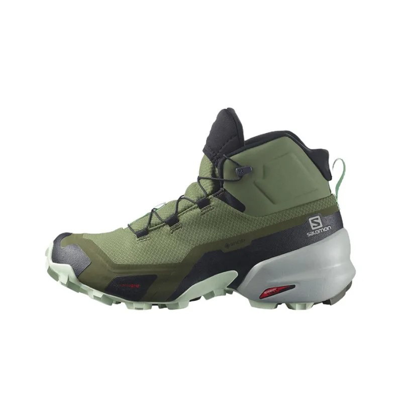 SALOMON Cross Outdoor Shoes Women's High-Top Green/Black-0