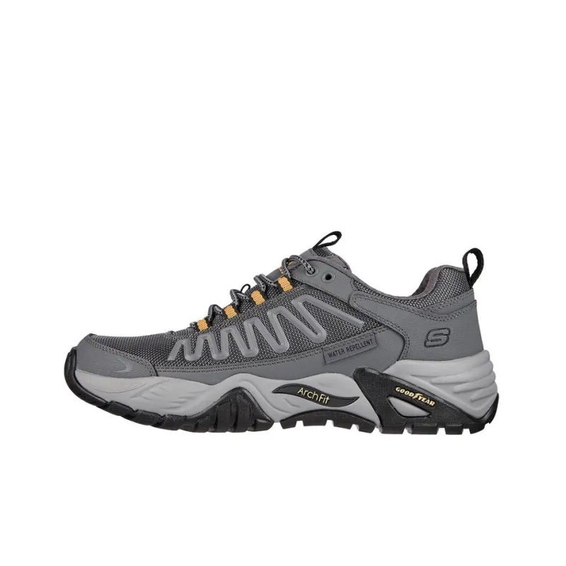 Skechers ARCH FIT RECON Hiking / Trekking Shoes Men Low-Top Charcoal Gray-0