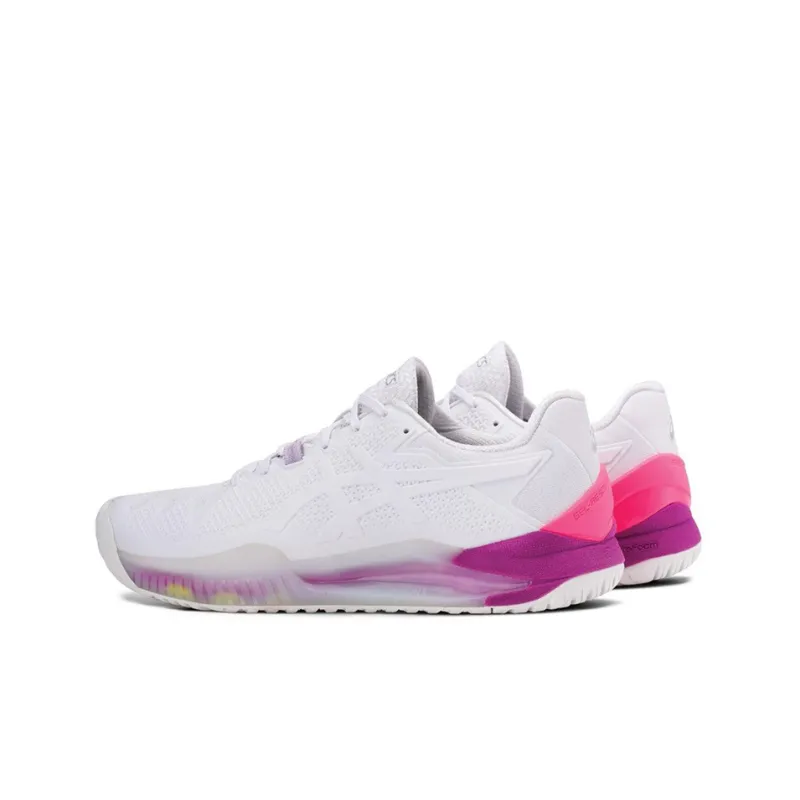 Asics Gel Resolution 8 2E 'White Purple'-3