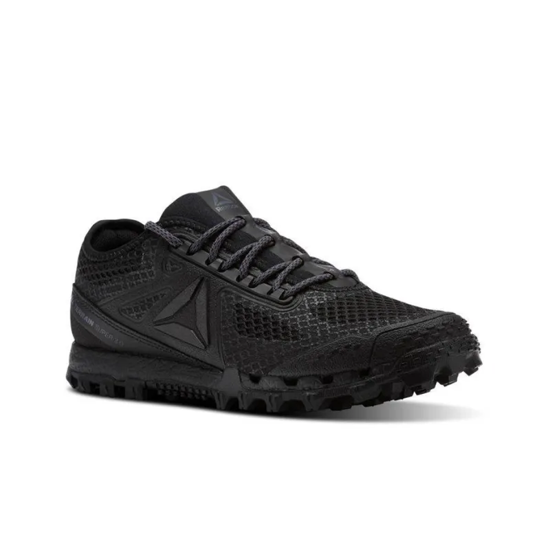 Reebok All Terrain Super 3.0 Wear-Resistant Low-Top Running Shoes Women's Extreme Night Black-2