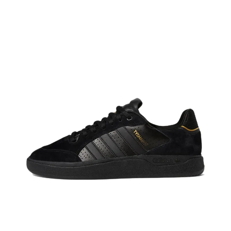 Adidas Tyshawn Low Black Gold Metallic-0