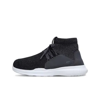 Skechers Go Run Mojo Cushioning Anti-Slip And Wear-Resistant Mid-Top Casual Running Shoes Women's Black