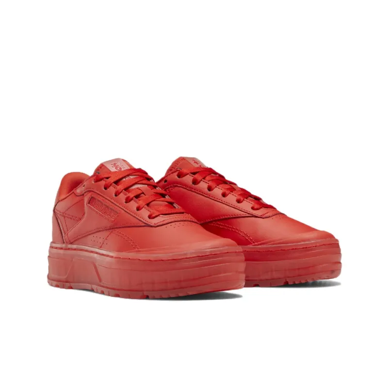 Reebok Women's Club C Double Geo 'Instinct Red' Women's-2