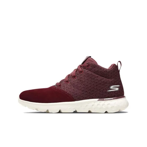 Skechers Go Run 400 Running Shoes Women's Mid-Top Burgundy