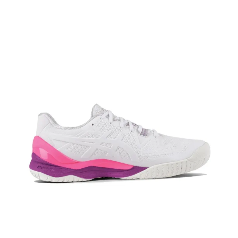 Asics Gel Resolution 8 2E 'White Purple'-1