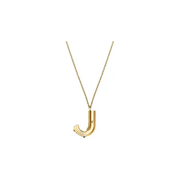 LOUIS VUITTON Lv & Me Necklace Letter J