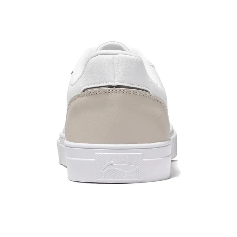 LiNing Slip Resistant, Abrasion Resistant, Breathable Low Top Skateboard Shoes Men's White-5