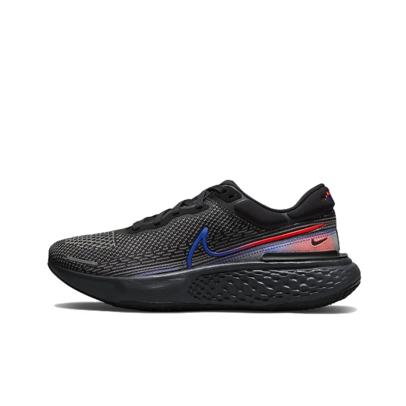 Nike ZoomX Invincible Run Flyknit Black Bright Crimson Racer Blue-0