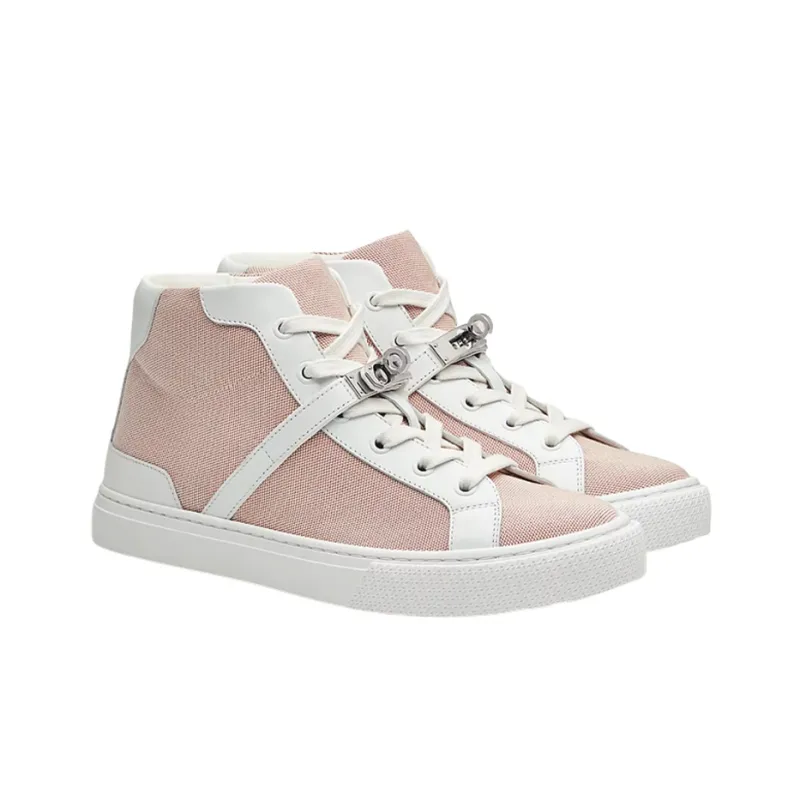 HERMES Daydream Mid Top Stylish Skateboarding Shoes Women's Pink-2