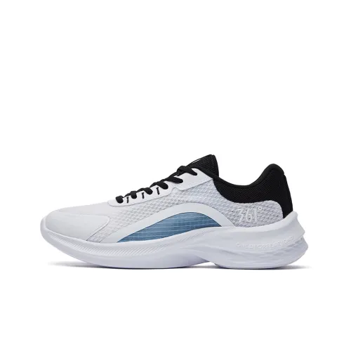 361° Slip Resistant, Abrasion Resistant, Breathable Low Top Running Shoes Men's White Blue