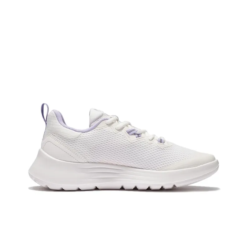 LiNing Low Top Running Shoes Women's White Purple-1