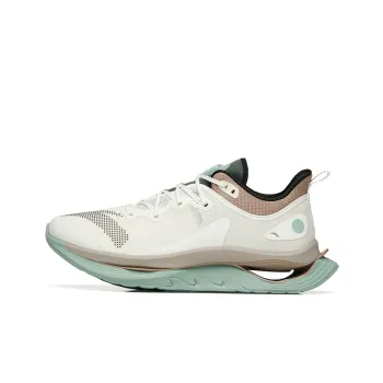 Anta Running Collection Low Top Running Shoes Men's White Gray Green