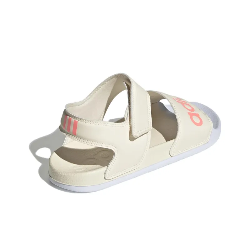 Adilette Adidas Sandal 'Wonder White Acid Red'-3
