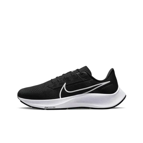 Nike Pegasus 38 Running Shoes Unisex Low-Top Black/White