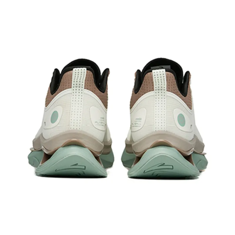 Anta Running Collection Low Top Running Shoes Men's White Gray Green-3