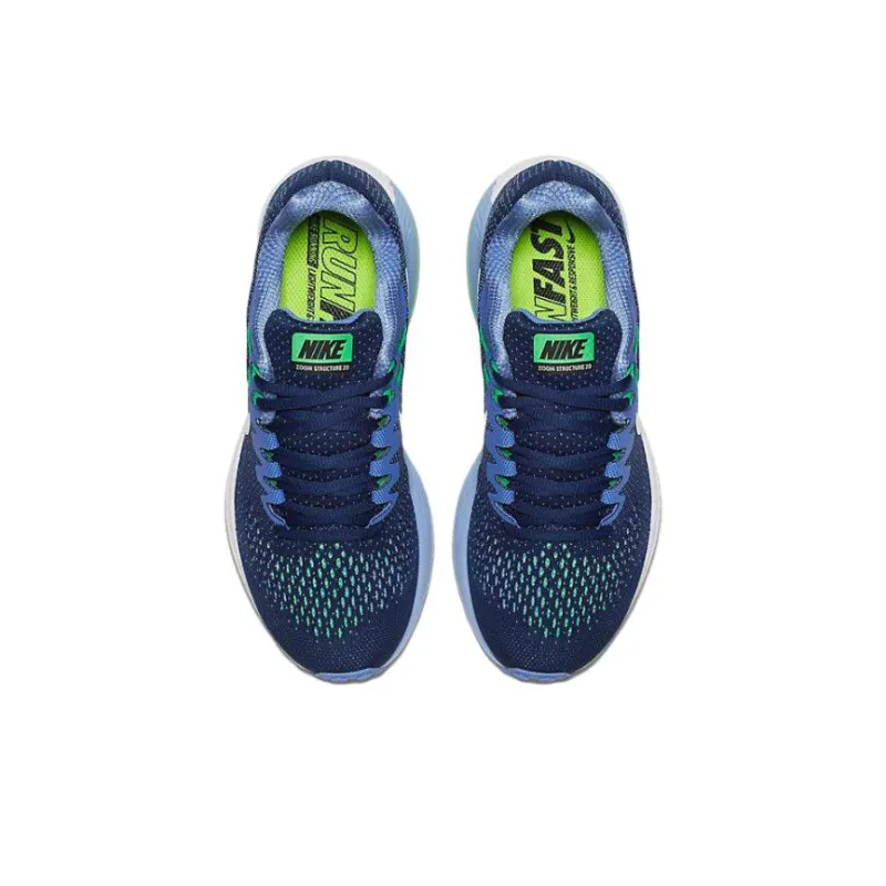 Nike Zoom Structure 20 Running Shoes Women's Low-Top Dark Blue-3