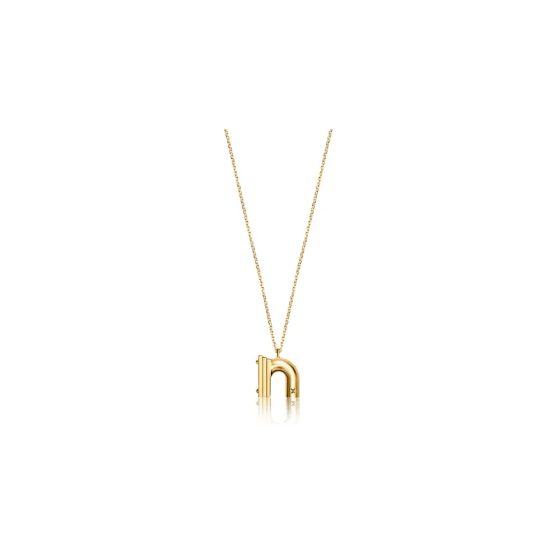 LOUIS VUITTON Lv & Me Necklace Letter N-0