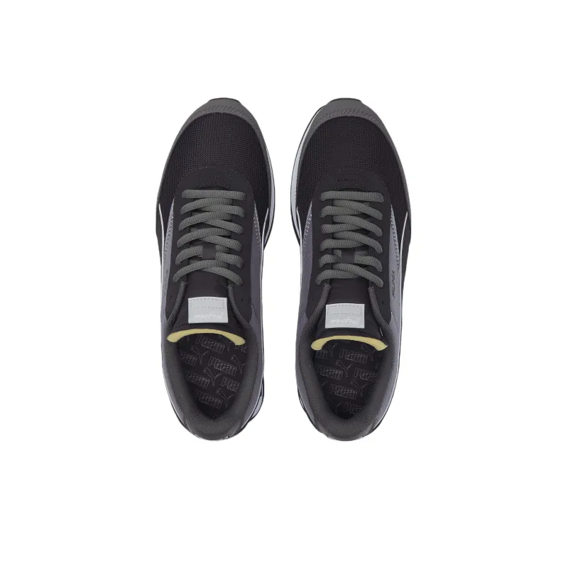 PUMA Future Rider Double Tech Cushioning Anti-Slip And Wear-Resistant Low-Top Casual Shoes Unisex Black Blue White-2