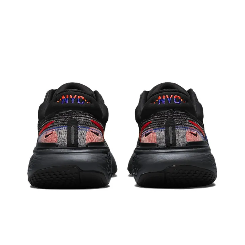 Nike ZoomX Invincible Run Flyknit Black Bright Crimson Racer Blue-4