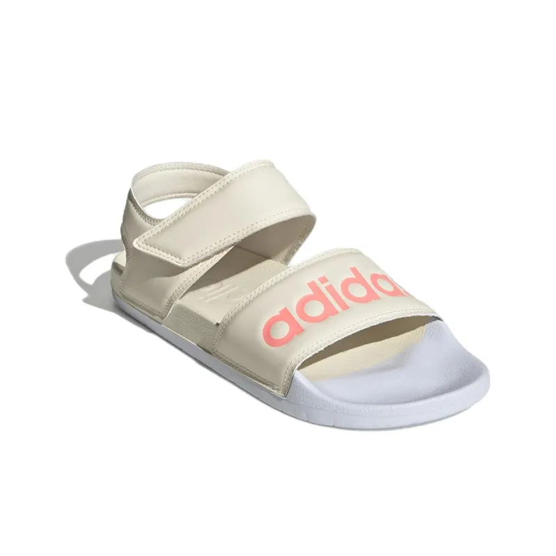 Adilette Adidas Sandal 'Wonder White Acid Red'-2