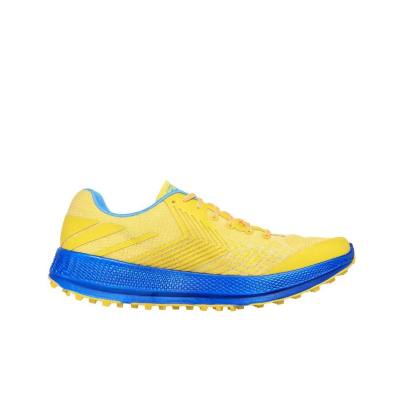 Skechers GO RUN Cushioning Anti-Slip And Wear-Resistant Low-Top Running Shoes Men's Yellow Blue-1
