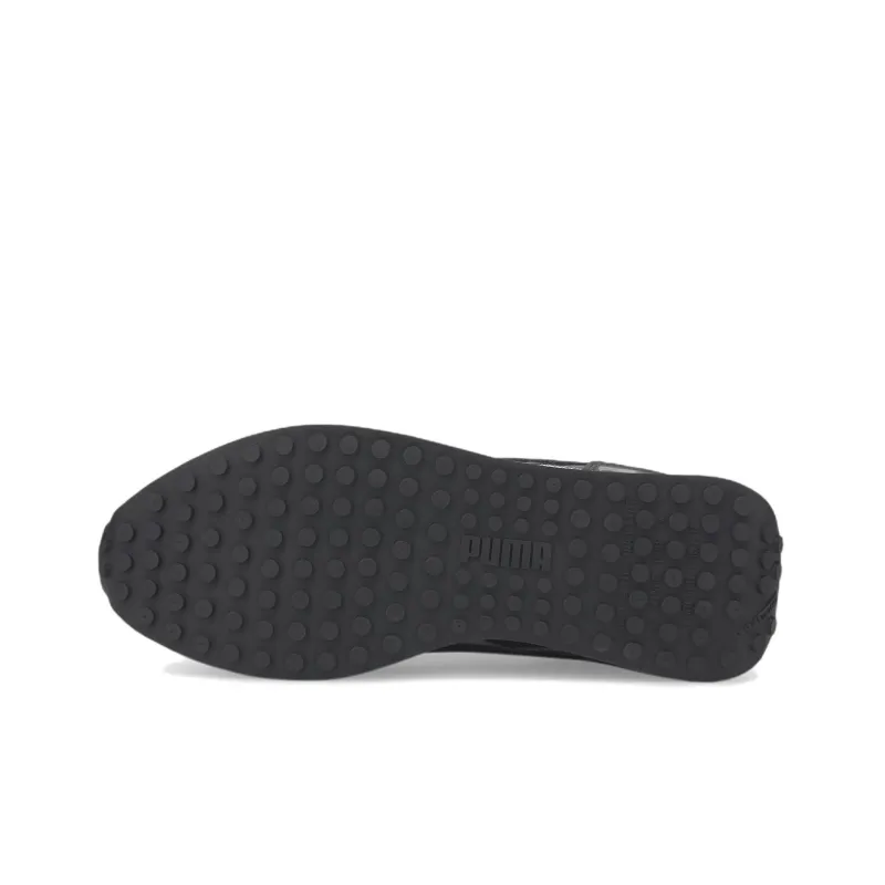 PUMA Future Rider Double Tech Cushioning Anti-Slip And Wear-Resistant Low-Top Casual Shoes Unisex Black Blue White-4