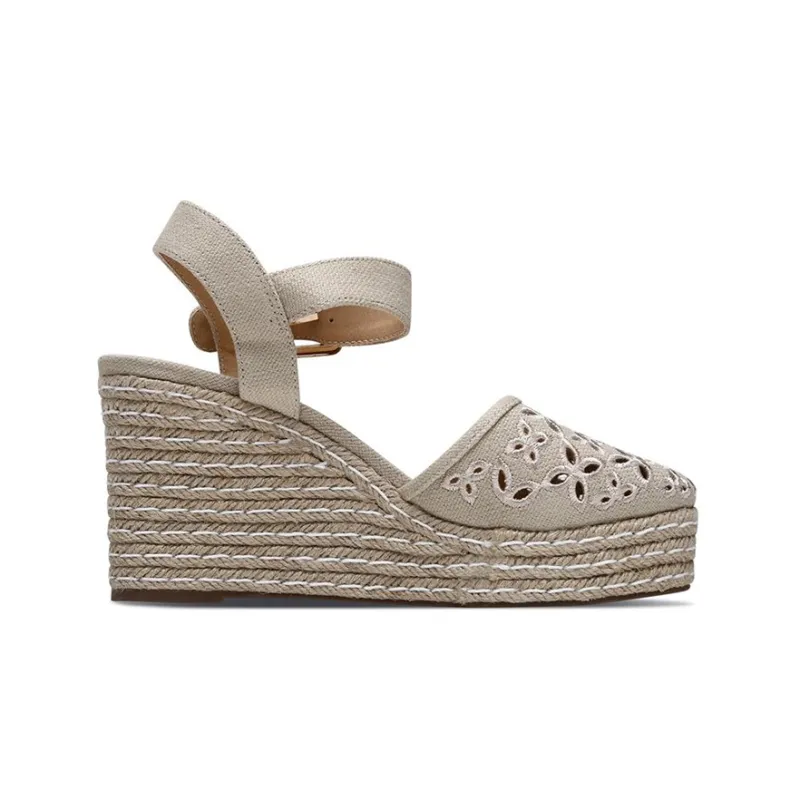 Skechers CALI Wedge Heel High Heels Women's Natural-1
