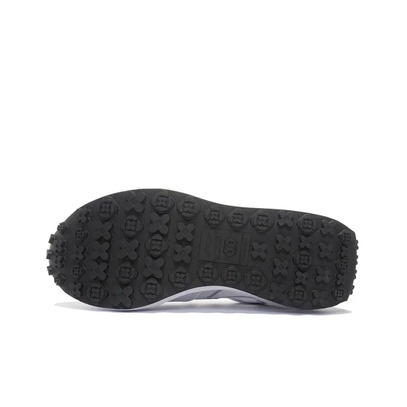 LiNing Square Circle V2 Square Round V2 Anti Slip Wear Resistant Low Top Sports Casual Shoes Women's Gray White-6
