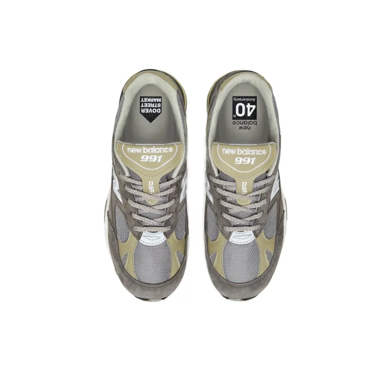 New Balance 991 Dover Street Market MiUK 40th Anniversary Grey-3