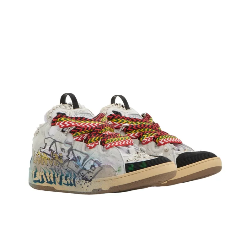 Lanvin Curb Sneaker Graffiti-2