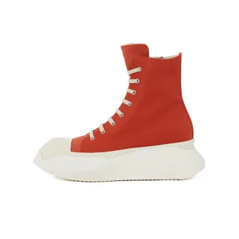Rick Owens DRKSHDW Abstract High Top Orange White