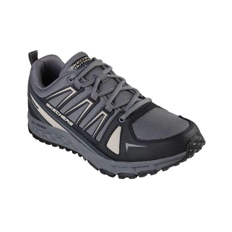 Skechers Escape Plan Cushioning Anti Slip And Wear Resistant Low Top Trekking Shoes Men's Black Gray-2