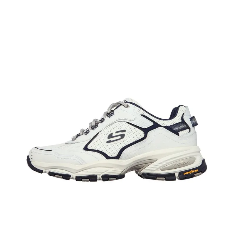 Skechers Vigor 3.0 Arbiter Cushioning Anti-Slip And Wear-Resistant Low-Top Casual Shoes Men's White-0